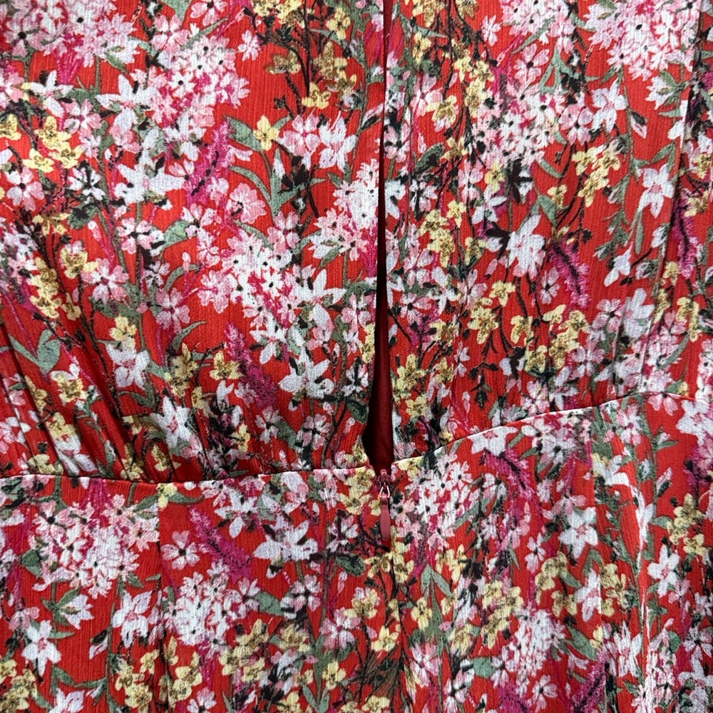ALI & JAY Red Pink Floral Sleeveless Jumpsuit - Picture 10 of 11